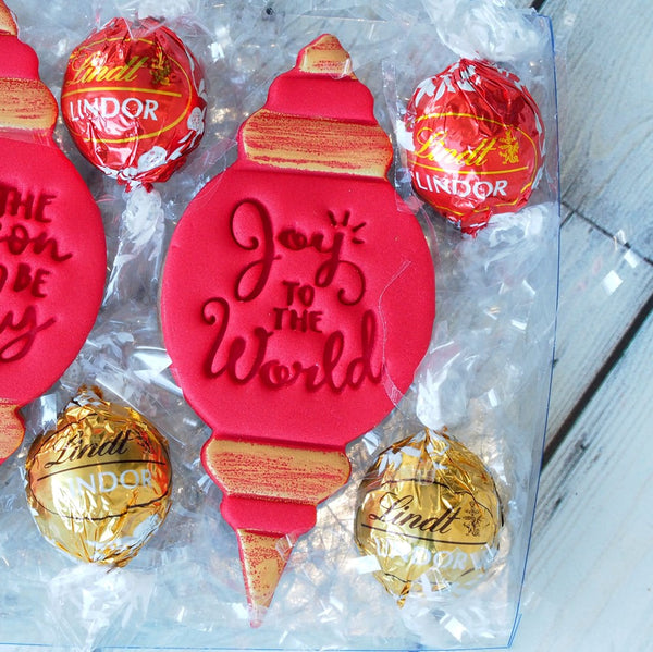 Joy to the World Emboss 3D Printed Cookie Stamp