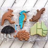 Kookaburra or Kingfisher (Stamp Set) Emboss 3D Printed Cookie Stamp + 3D Printed Cookie Cutter