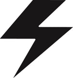 Lightning Bolt Cookie / Cupcake Stencil