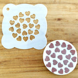Love Hearts Cookie / Cupcake Stencil