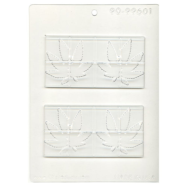 Marijuana Leaf Break Bar Chocolate Mould