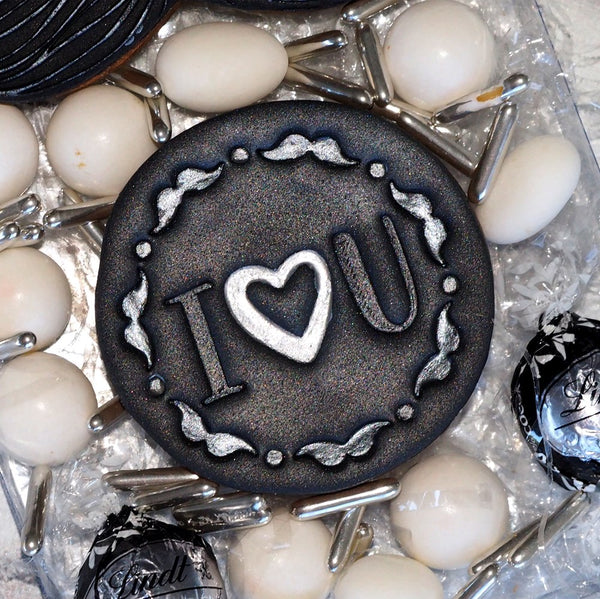 Moustache Border Emboss 3D Printed Cookie Stamp