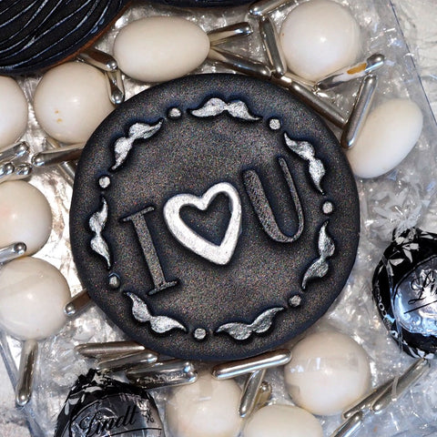 Moustache Border Emboss 3D Printed Cookie Stamp