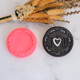 Moustache Border Emboss 3D Printed Cookie Stamp