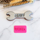 Mr Fix It Emboss 3D Printed Cookie Stamp