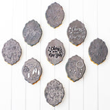 Cheers to the New Year Emboss 3D Printed Cookie Stamp