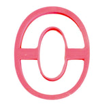Number 0 (Zero)  3D Printed Cookie Cutter