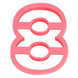 Number 8 (Eight) 3D Printed Cookie Cutter