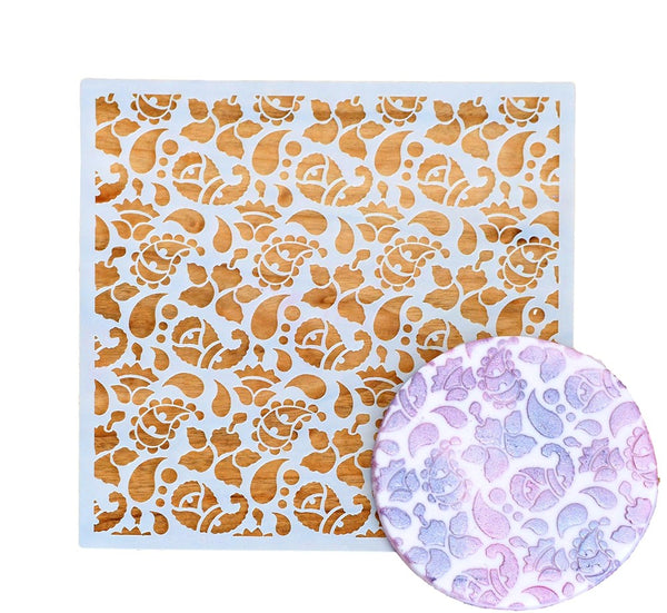 Paisley Cookie Stencil