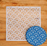 Palmette Cookie Stencil