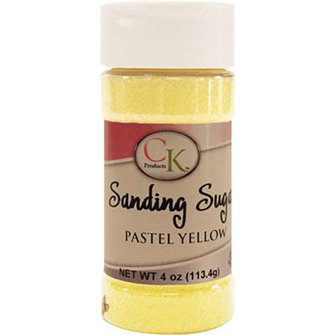 Pastel Yellow Sanding Sugar - 113.10mg  - Best By Date 2311