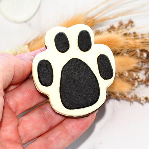 Paw Print (Stamp Set) Raise It Up / Deboss Cookie Stamp + Stainlesss Steel Cookie Cutter