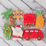 Pineapple (Stamp Set) Raise It Up / Deboss Cookie Stamp + Stainless Steel Cookie Cutter