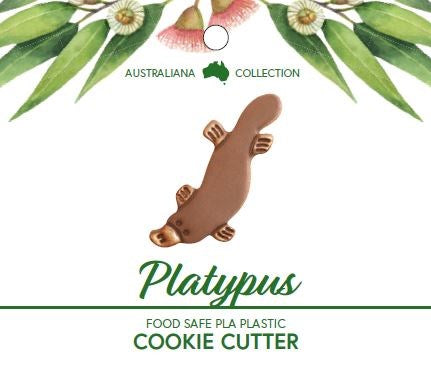 Platypus 3D Printed Cookie Cutter with Recipe Card