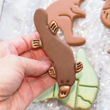 Platypus (Stamp Set) Emboss 3D Printed Cookie Stamp + 3D Printed Cookie Cutter