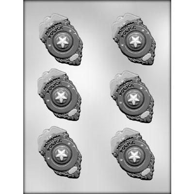 Police Badge Chocolate Mould