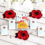 Poppies Field Cake Stencil