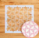 Puzzle Cookie Stencil