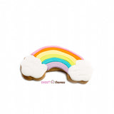 Rainbow and Clouds Stainless Steel Cookie Cutter