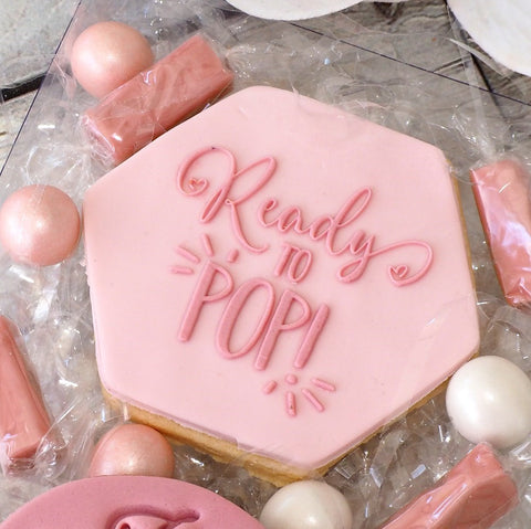 Ready to POP Raise It Up / Deboss Cookie Stamp