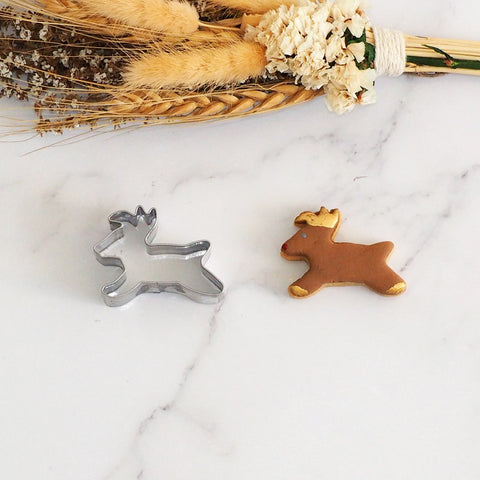 Reindeer MINI Stainless Steel Cookie Cutter