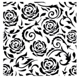Roses Cookie Stencil