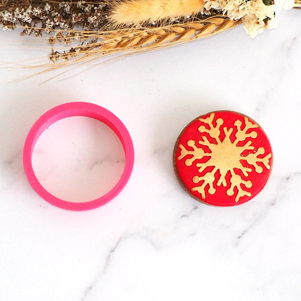 Round 5cm  3D Printed Cookie Cutter