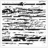 Rustic Wood Panel Cookie Stencil