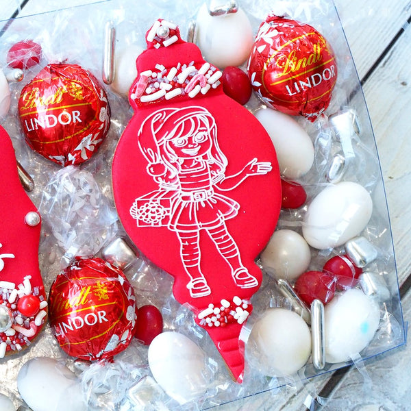 Santa's Helper (Girl) Raise It Up / Deboss Cookie Stamp