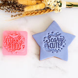 Scary Cute Emboss 3D Printed Cookie Stamp