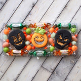 Halloween Scary Faces Emboss 3D Printed Cookie Stamp Pack (3 pce)