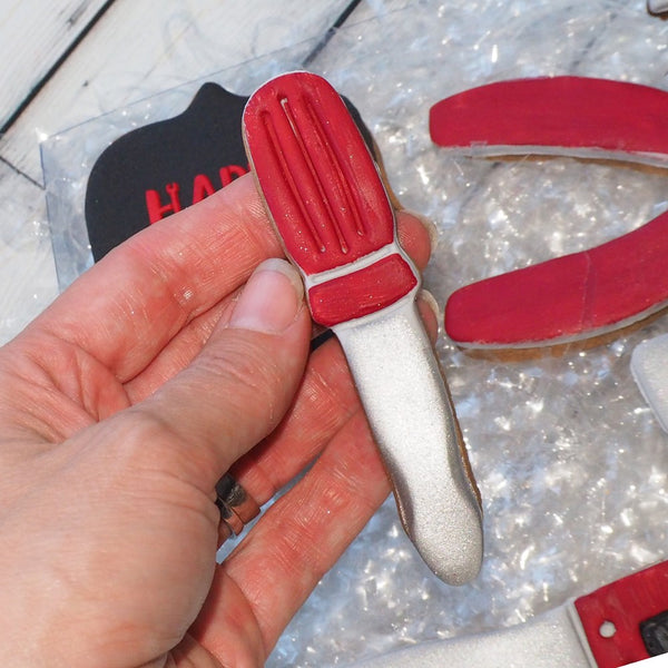 Screwdriver (Stamp Set) Emboss 3D Printed Cookie Stamp + Stainless Steel Cookie Cutter