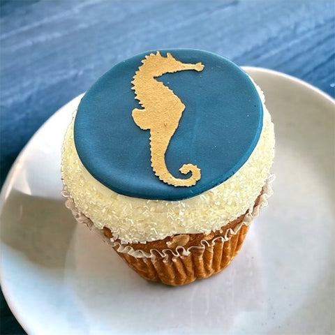 Seahorse Cookie / Cupcake Stencil