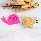 Snail (Detail Only) Emboss 3D Printed Cookie Stamp