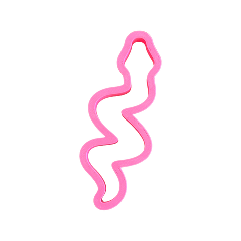 Snake 3D Printed Cookie Cutter