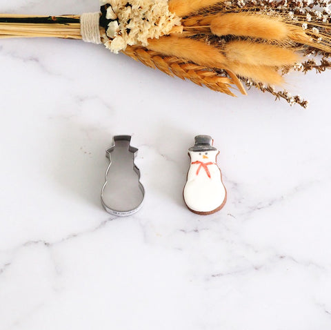 Snowman MINI Stainless Steel Cookie Cutter