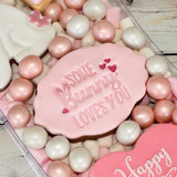 Some Bunny Loves You Emboss 3D Printed Cookie Stamp