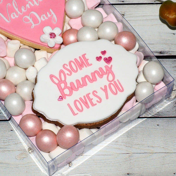 Some Bunny Loves You Raise It Up / Deboss Cookie Stamp