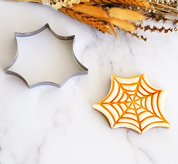 Spider Web / Superhero Burst Stainless Steel Cookie Cutter