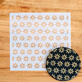 Star Flower Cookie Stencil