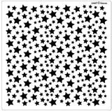 Stars Cookie Stencil