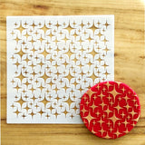 Stars Sparkling Cookie Stencil