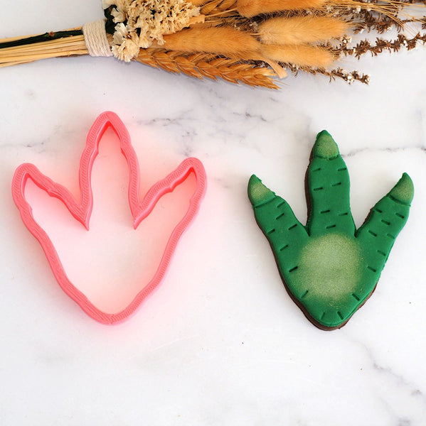 T-Rex Dinosaur Foot Print 3D Printed Cookie Cutter