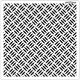Thatch Weave / Diamond Plate Cookie Stencil