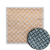 Thatch Weave / Diamond Plate Cookie Stencil