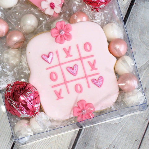 Tick Tack Toe Raise It Up / Deboss Cookie Stamp