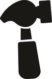 Tools Hammer Cookie / Cupcake Stencil