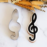 Treble Clef Stainless Steel Cookie Cutter