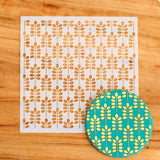 Tree Branch Leaves Cookie Stencil