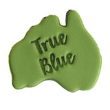 True Blue Emboss 3D Printed Cookie Stamp